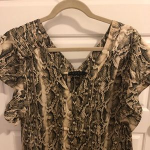 Sanctuary Snakeskin Top